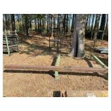 shelf, racks, tube:1) 4"x6"x7ft, & 2) 4"x4"x7 ft