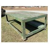 welding table on wheels 93x56x36