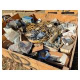wire, gears, bearings, pipe, small parts