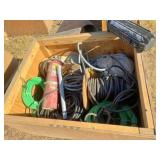 rolls of multistrand elec wire, aluminum motor