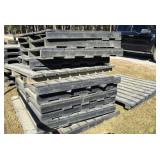 14 composite plastic pallets - 59 x 59 x 5