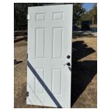 36" metal exterior door