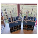 2 allthread bins & contents