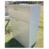 lateral file cabinet 36x19x53 H & keystock