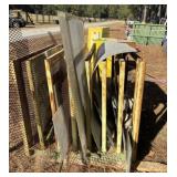 40 x 40 x 48H rack w mesh metal & fiberglass