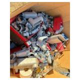 conduit parts,mtrs, bearngs, lg amount small metal