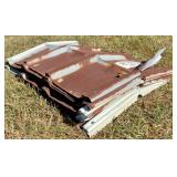 8/ pcs 4 rib 36" mtl roof ridge