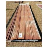 13 pcs 5 rib 36" roof mtl 12 ft long