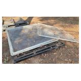 7) metal mesh wire panels 60x74"