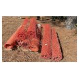10) 100 ft rolls of safety fence