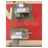 2) NEW old stock Baldor electric motors - see tag