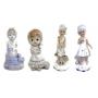 4 Porcelain Girl Figurines