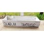 White Farm House 34" Long Flower Box