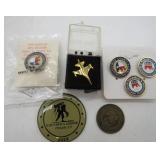 Republican Pins and Military Medallions - NOTE