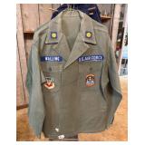 Vietnam War Era US Air Force Shirt and Pants - L