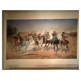 Frederic Remington "A Dash For The Timber" Print