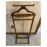 Vintage Wood Butler Valet Suit Stand Rack