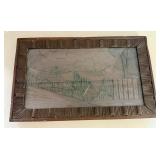 Wood Carving Under Glass - 19x12