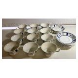 Adams England Lancaster Ironstone Dishware - 23 pc