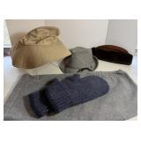 Vtg Leather Hats And More