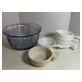 Anchor Hocking Avalon Salad Bowl and Soup Bowls