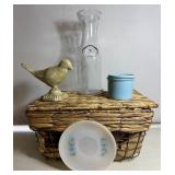 Basket of Country Collectibles