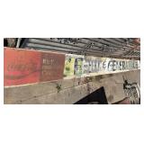 Huge Old Coca-Cola Briar General Store Metal Sign
