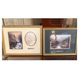 Two Thomas Kincaid Framed Prints