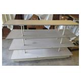 Four-Tier Wooden Display Shelf