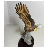 Lefton Eagle Bisque Porcelain Statue - NOTE