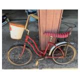 Vintage Girls Banana Seat Bike - NOTE