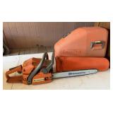 Husqvarna 136 Chainsaw in Case - NOTE