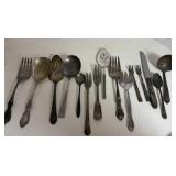 16 Pcs. Assorted Vintage Silverplate Flatware