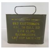 M1 Garand Ammo - US Army Sealed Can - 192 Cart.
