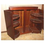 Beautiful Vintage MCM  Side-Open Bar With Key