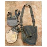 Vintage US MIlitary Pouch Bag and Canteen Covers