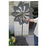 Tall Double-Sided Metal Wind Spinner - 68"