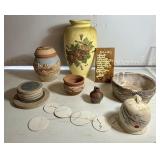 Vtg. Southwestern Pottery & Other Unique Items
