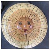 Large 18" Metal Sun Patio Decor