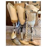 Three Prosthetic Legs - Haunted House Decor