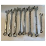 Eight Large Wrenches