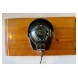 Vntage. Airguide Bulkhead Mounting Marine Compass