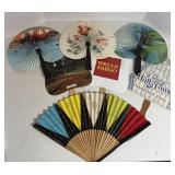 Sesven Assorted Paper Fans - Some Asian