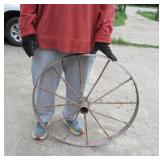 Small 31x2" Rustic Wagon Wheel