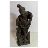 Vintage Carved Ironwood Asian Male Figure