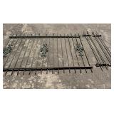 Three Vintage Iron Fencing Panels