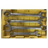 Four 18"-25" Heavy Large Machinery Wrenches - NOTE