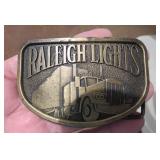 Box of 25 Raleigh Lights Promotional Buckles
