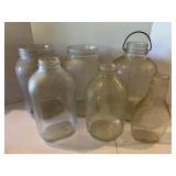 Vintage Milk and Juice Bottles