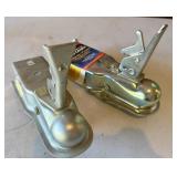 Two NEW Trailer Ball Couplers - 2" and 1-7/8"
